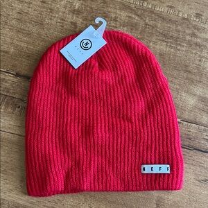 Neff Daily Unisex Red Beanie soft and versatile